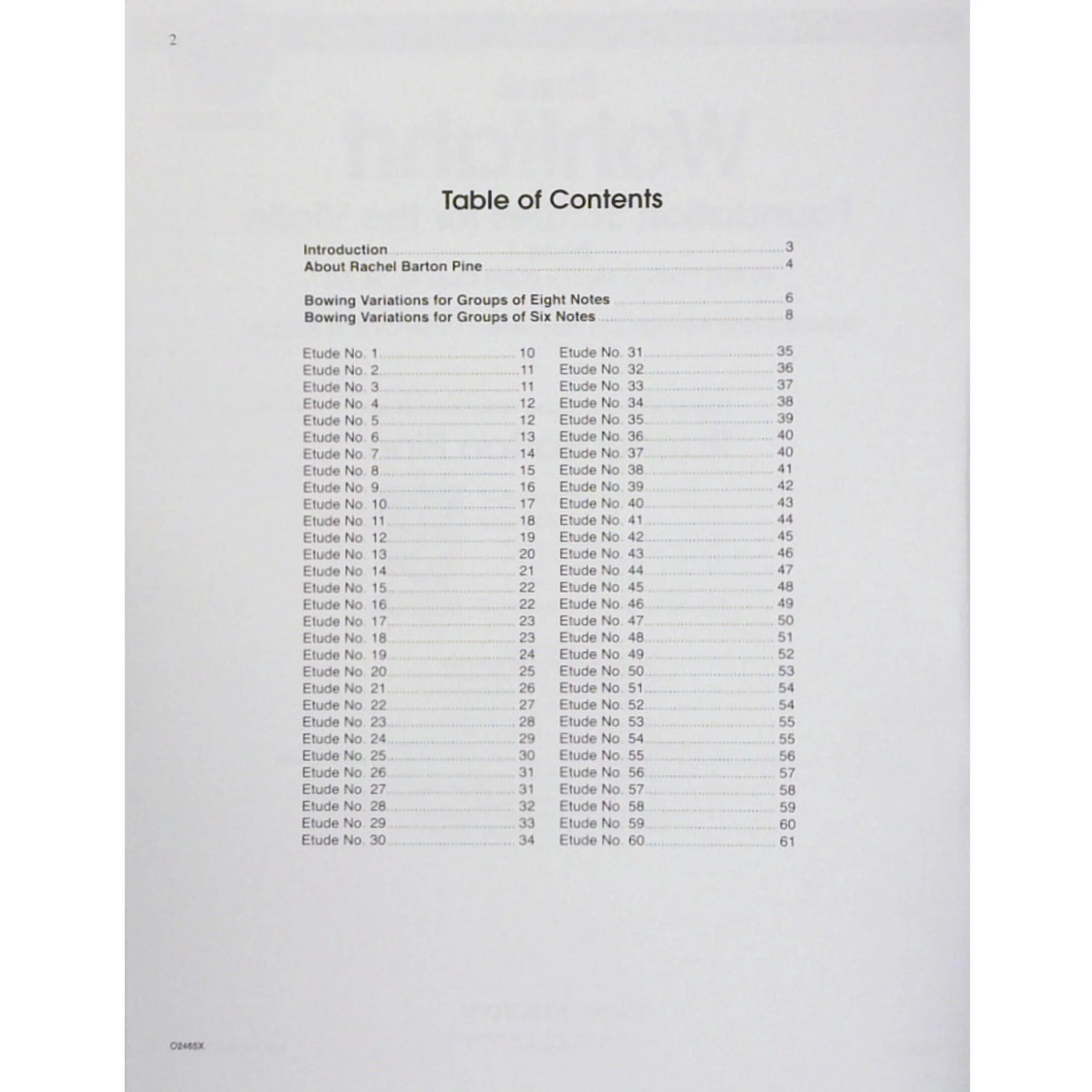Wohlfahrt, Franz - Foundation Studies for the Violin - Book 1 - Arranged by KH Aiqouni - Digital Video Performed by Rachel Barton Pine - Carl Fischer Publications - Image 2