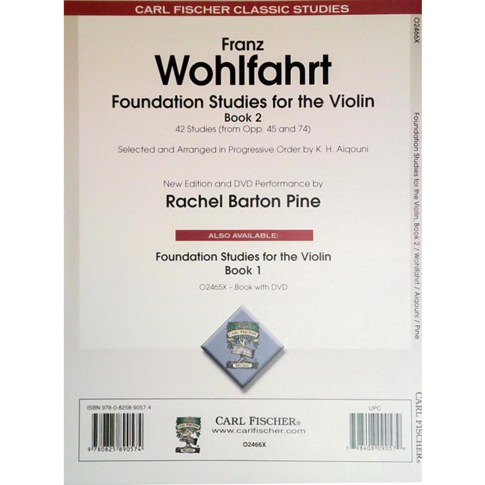 Franz Wohlfahrt - Foundation Studies for the Violin, Book 2 - Violin - edited by Rachel Barton Pine - Carl Fischer - Image 2
