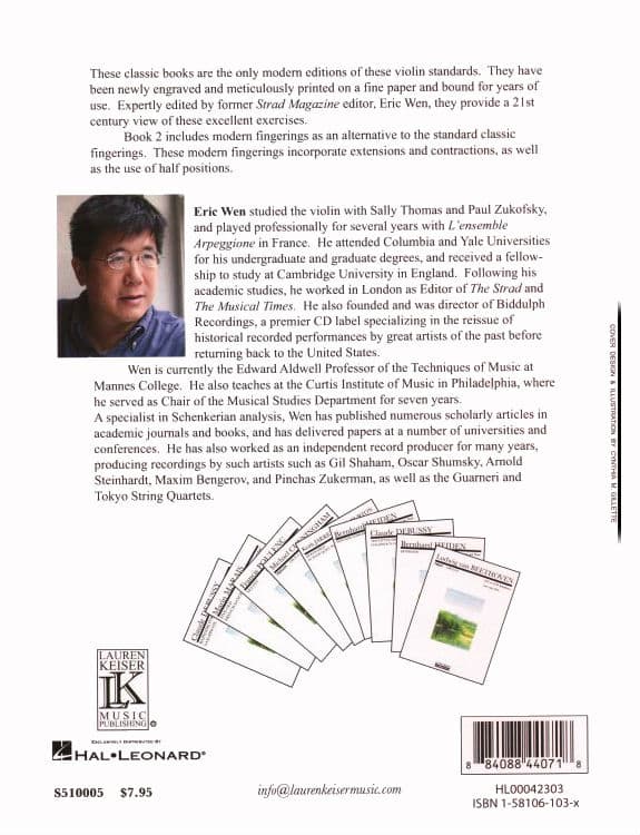 Franz Wohlfahrt - 60 Etudes for Violin, Op 45 Book 1 - Violin - Eric Wen - Lauren Keiser Publishing - Image 4