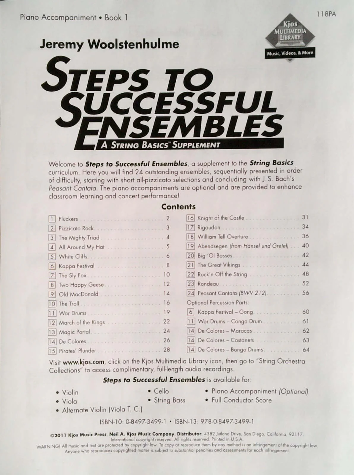 Woolstenhulme-Steps Successful Ensembles BK 1 PNO - Image 3