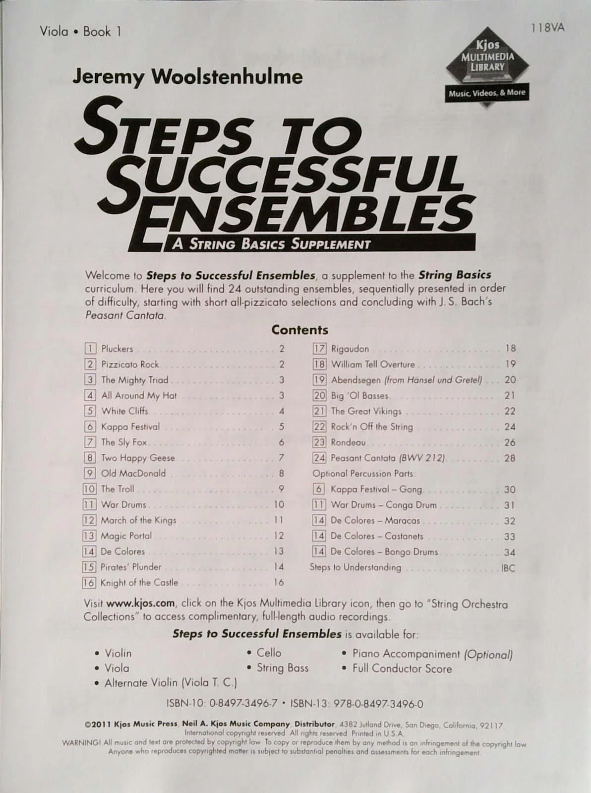 Woolstenhulme-Steps Successful Ensembles BK 1 VA - Image 3