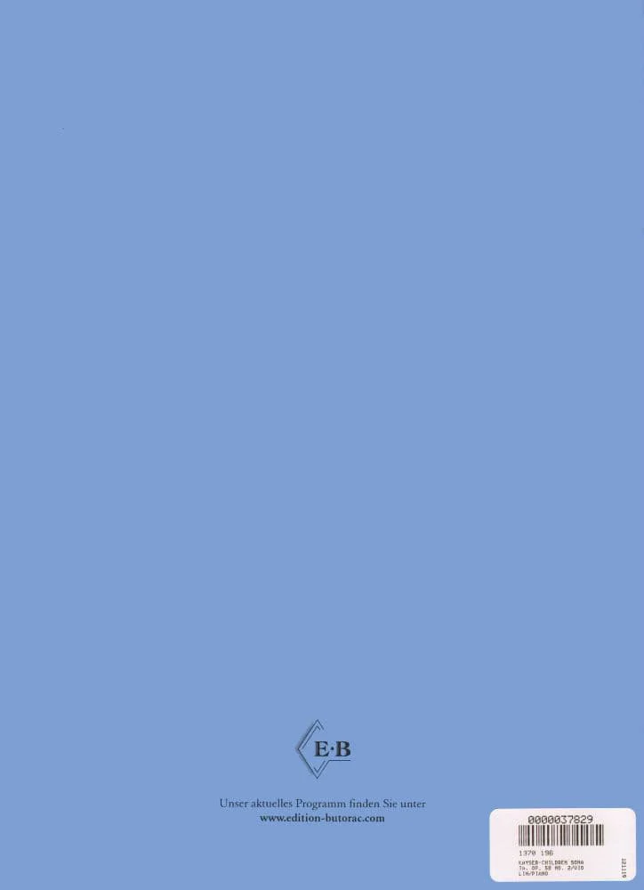 Kayser, H E - Children Sonatine, Op 58 No 2 - for Violin and Piano - edited by Tomislav Butorac - Ice-Land Music - Image 4