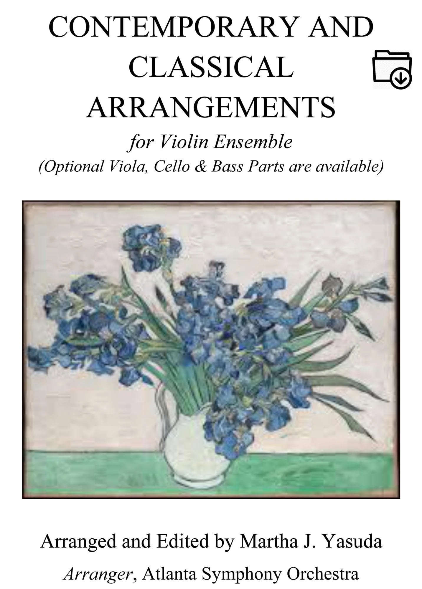 Yasuda - Contemporary & Classical Arr. for Violin Ensemble (Accomp ONLY) - Dig. Download