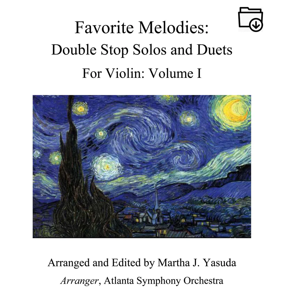 Yasuda, Martha - Favorite Melodies: Double Stop Solos and Duets for Violin, Volume I - Digital Download
