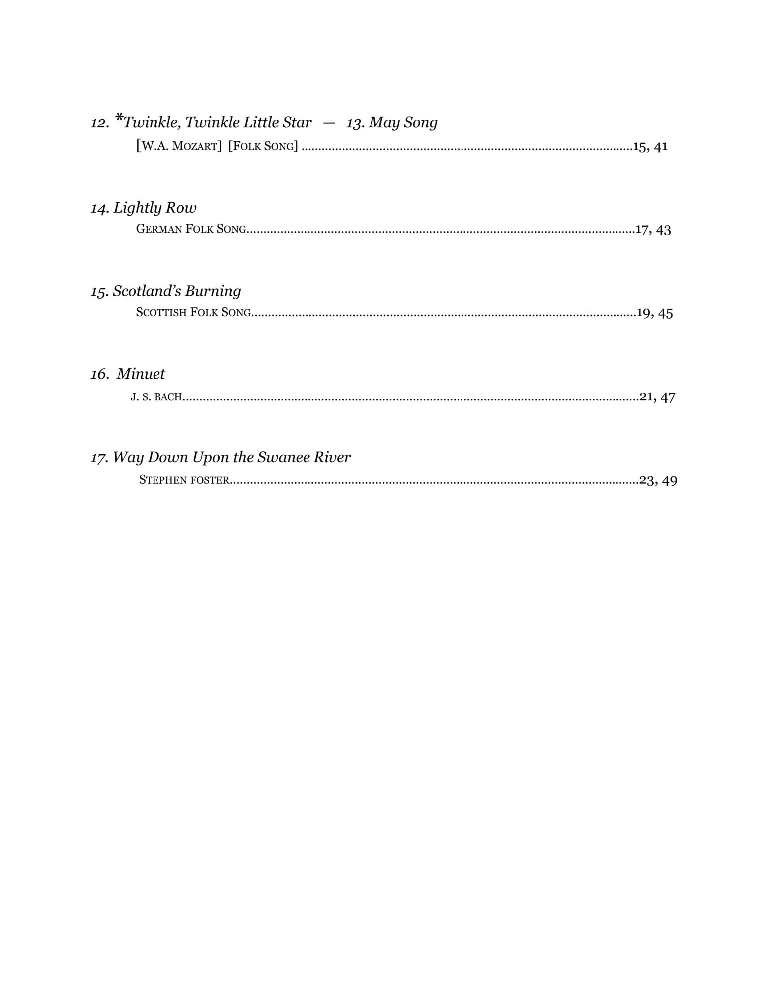 Yasuda, Martha - Favorite Melodies: Double Stop Solos and Duets for Violin, Volume I - Digital Download - Image 4