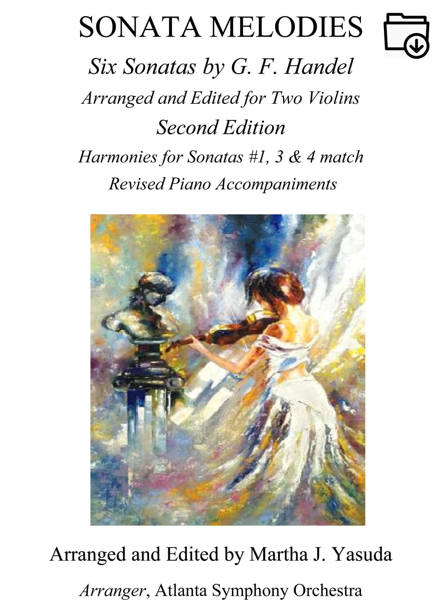 Yasuda, Martha - Sonata Melodies For Two Violins, 2nd Edition - Digital Download