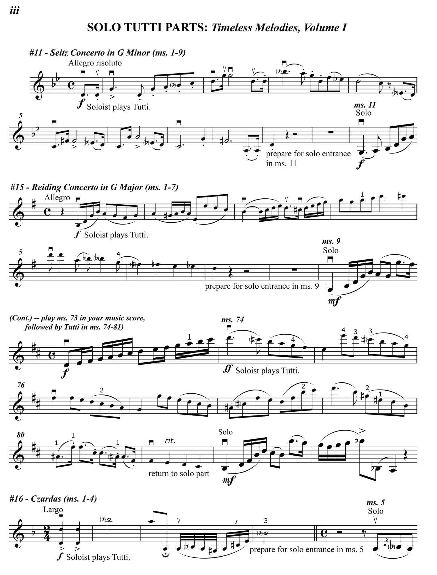 Yasuda, Martha - Timeless Melodies For Two Violins, Volume I - Digital Download - Image 3