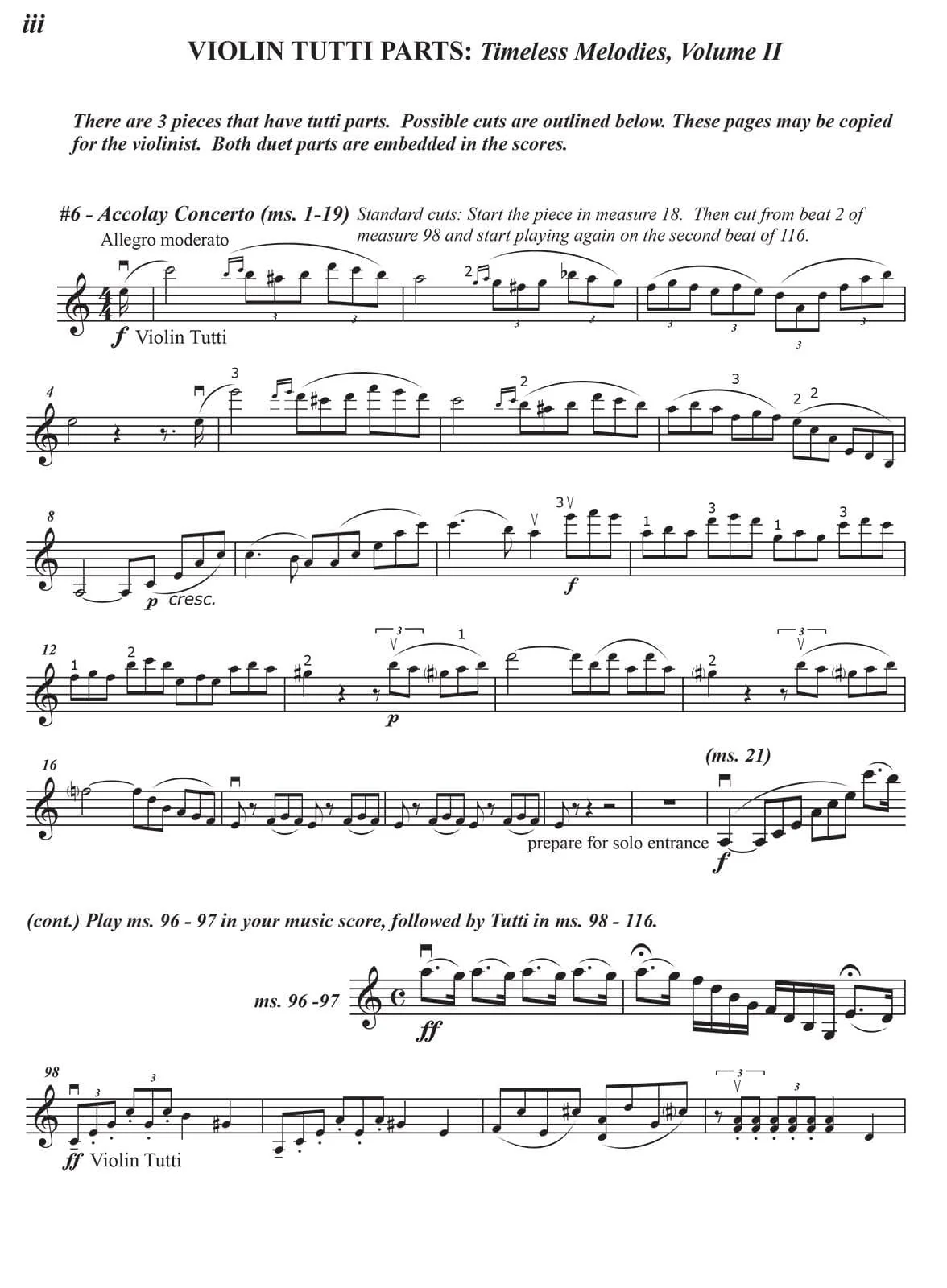 Yasuda, Martha - Timeless Melodies For Violin and Cello, Volume 2 - Digital Download - Image 3