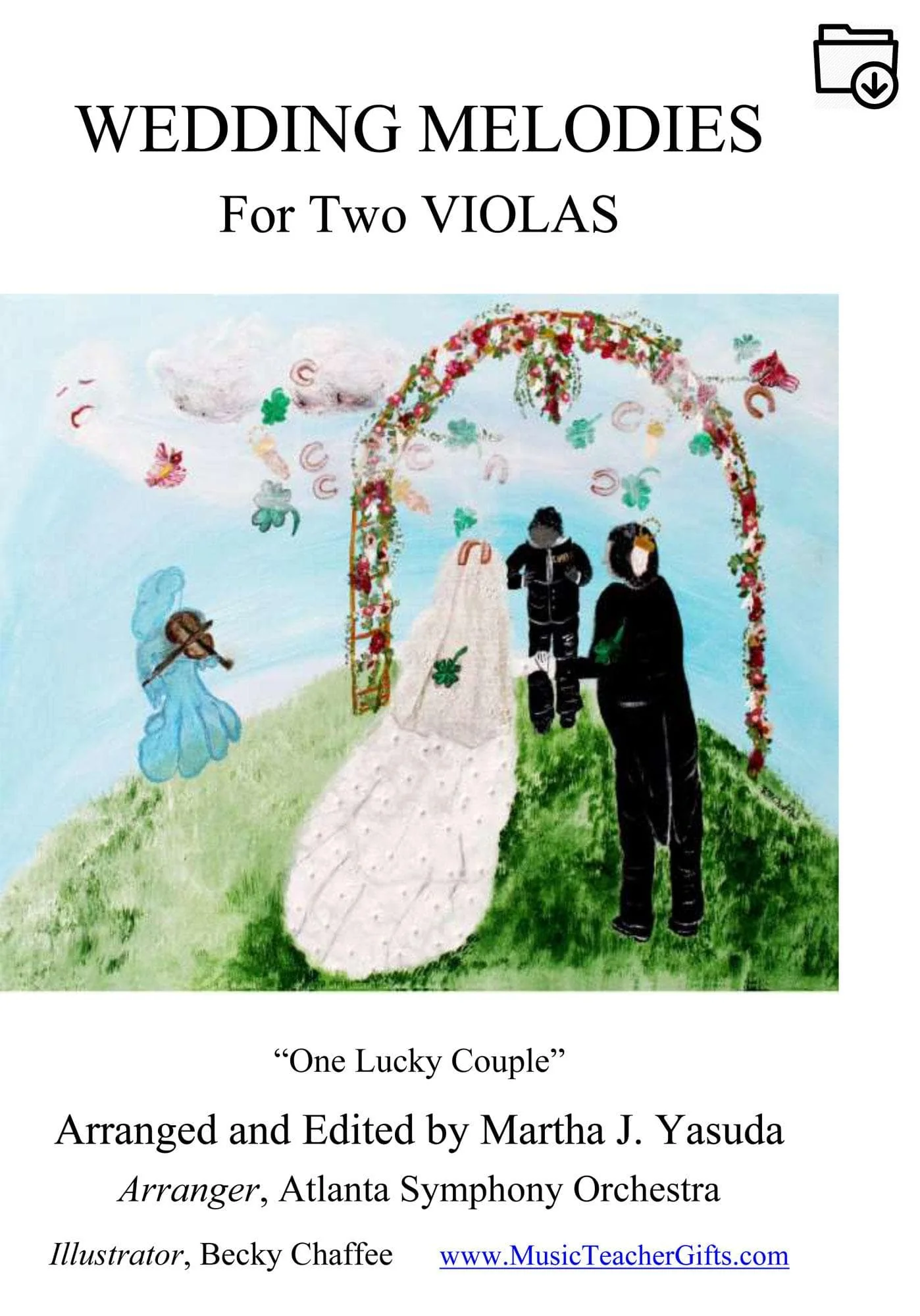 Yasuda, Martha - Wedding Melodies For Two Violas - Digital Download - Image 2