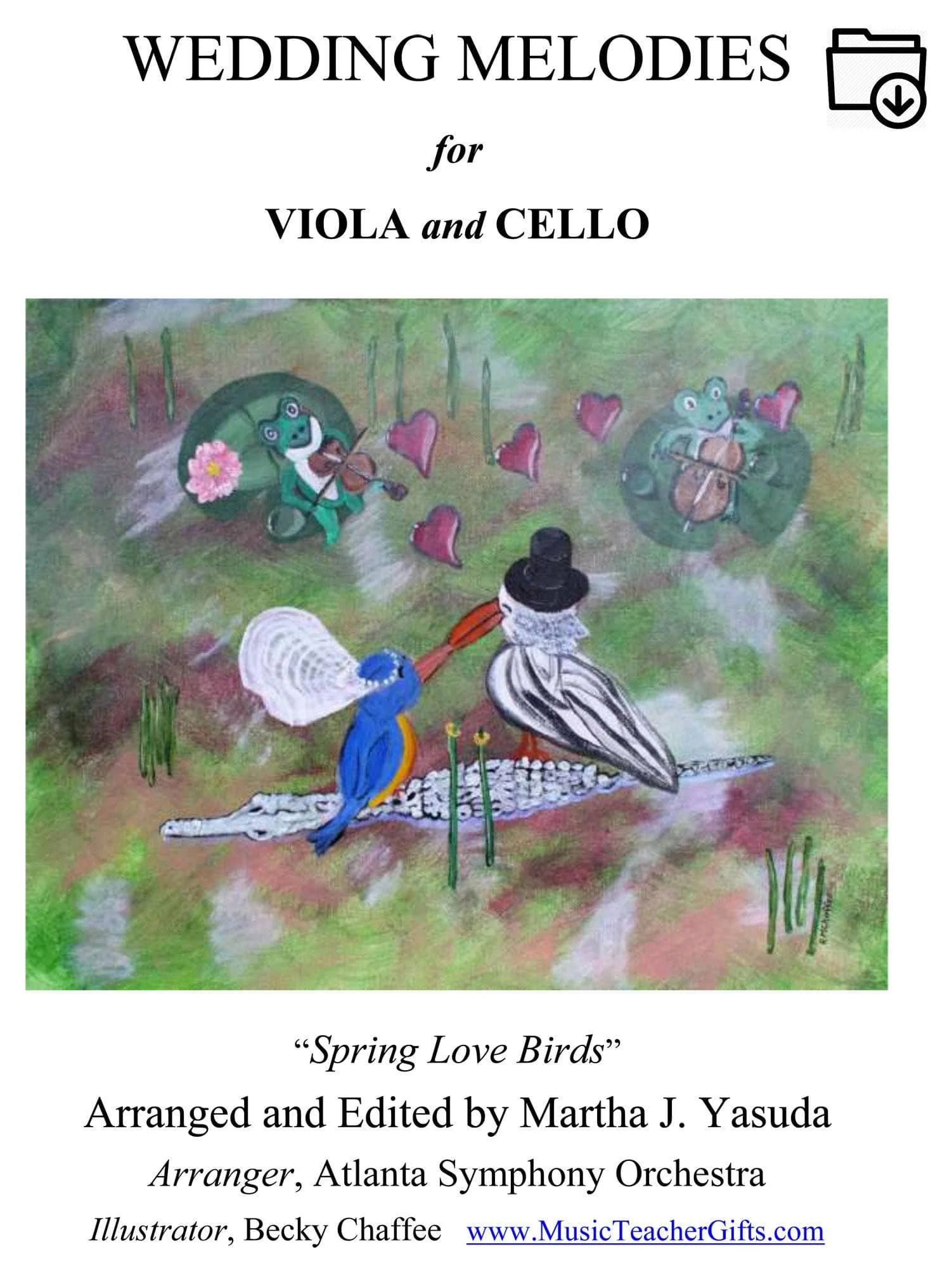 Yasuda, Martha - Wedding Melodies For Viola and Cello - Digital Download - Image 2