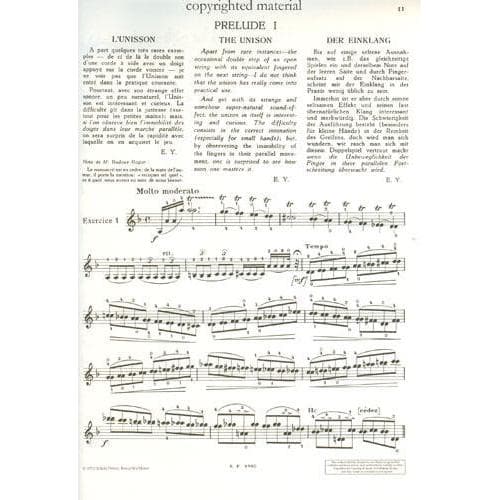 Ysaÿe, Eugène - Ten Preludes Op 35 For Solo Violin Published by Schott Music - Image 3