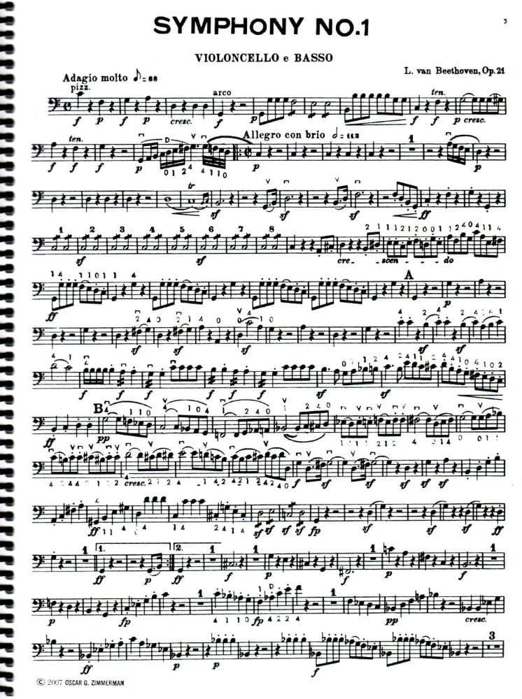 Zimmerman, Oscar - Beethoven 9 Symphonies & Lenore Overture For Double Bass - Image 2
