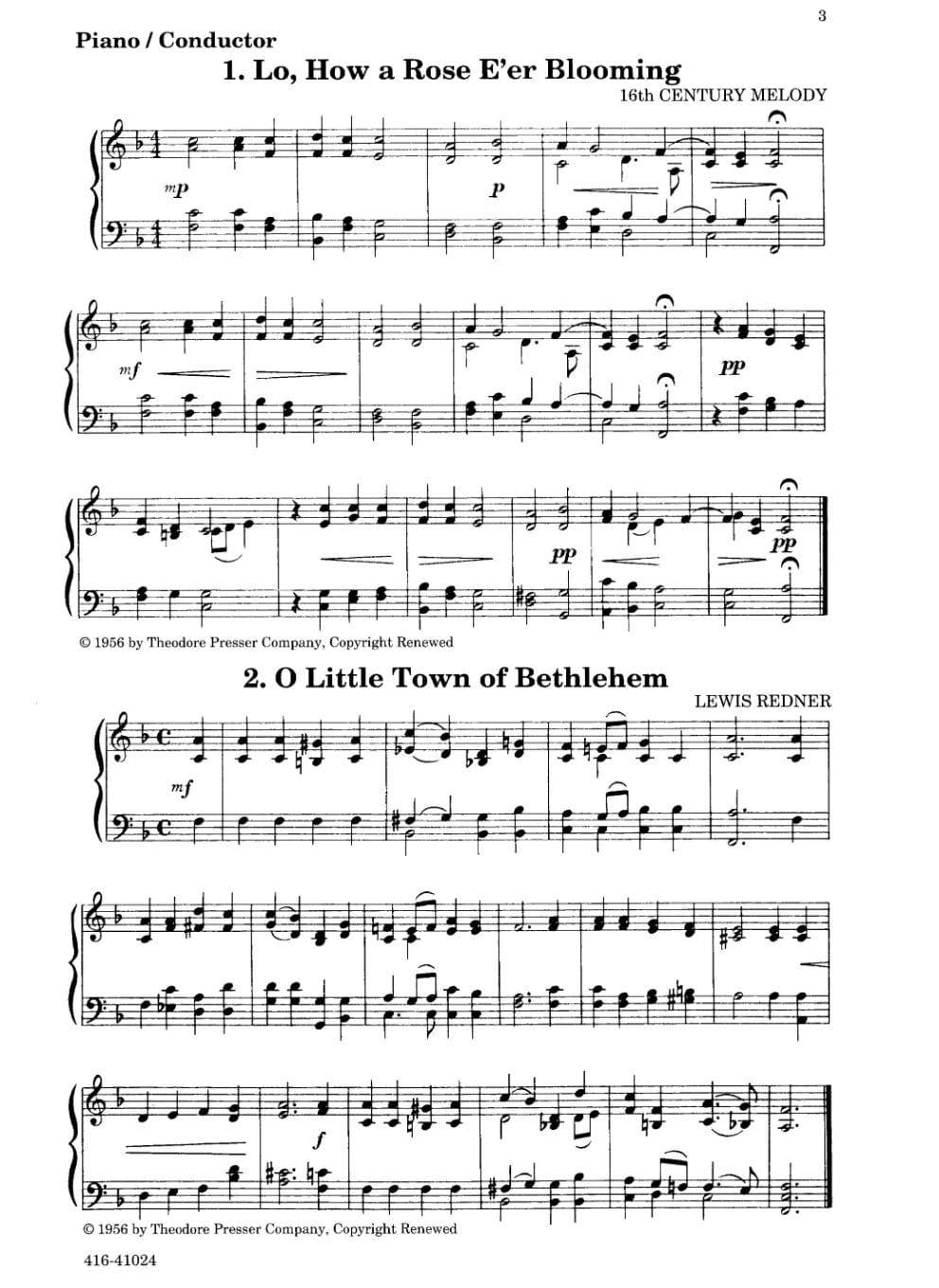 Zimmerman, Ruth L - Play a Song of Christmas, Piano Score Published by Theodore Presser Company - Image 3